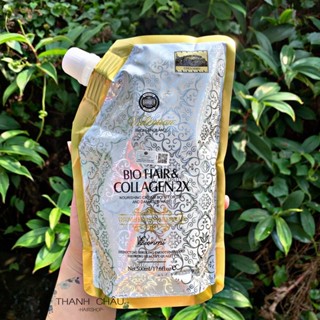  HẤP PHỤC HỒI TÁI SINH TÓC VALETION BIO HAIR& COLLAGEN 500Ml 