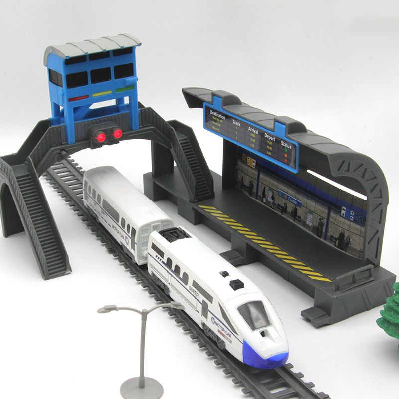 Đồ chơi xe lửa đường ray trẻ em mô hình sắt