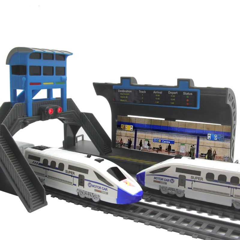 Đồ chơi xe lửa đường ray trẻ em mô hình sắt