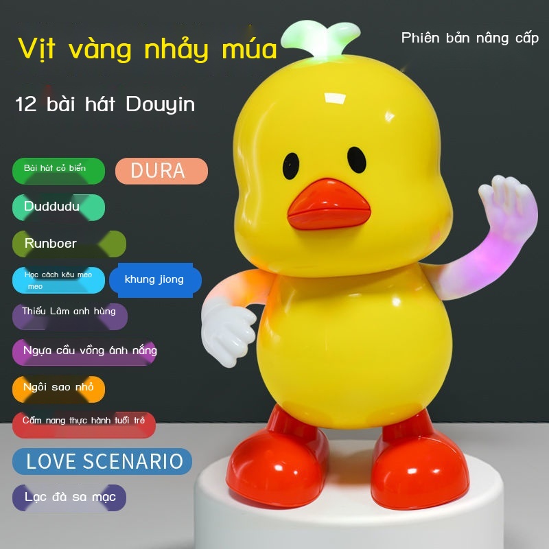 Vịt vàng điện hát múa đồ chơi trẻ em 01-3 tuổi