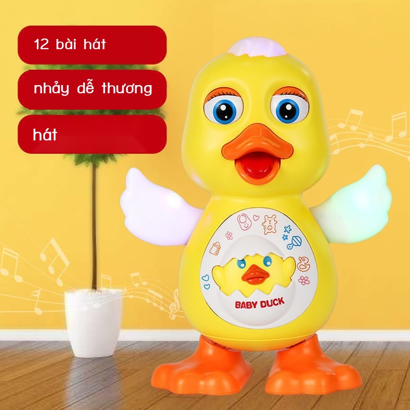 Vịt vàng điện hát múa đồ chơi trẻ em 01-3 tuổi