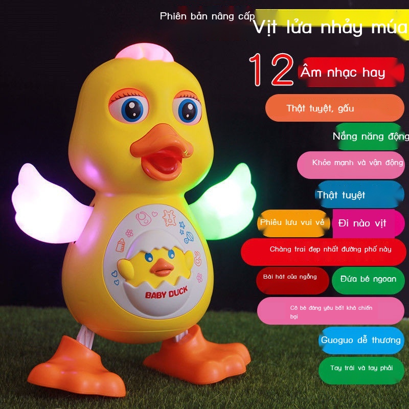 Vịt vàng điện hát múa đồ chơi trẻ em 01-3 tuổi