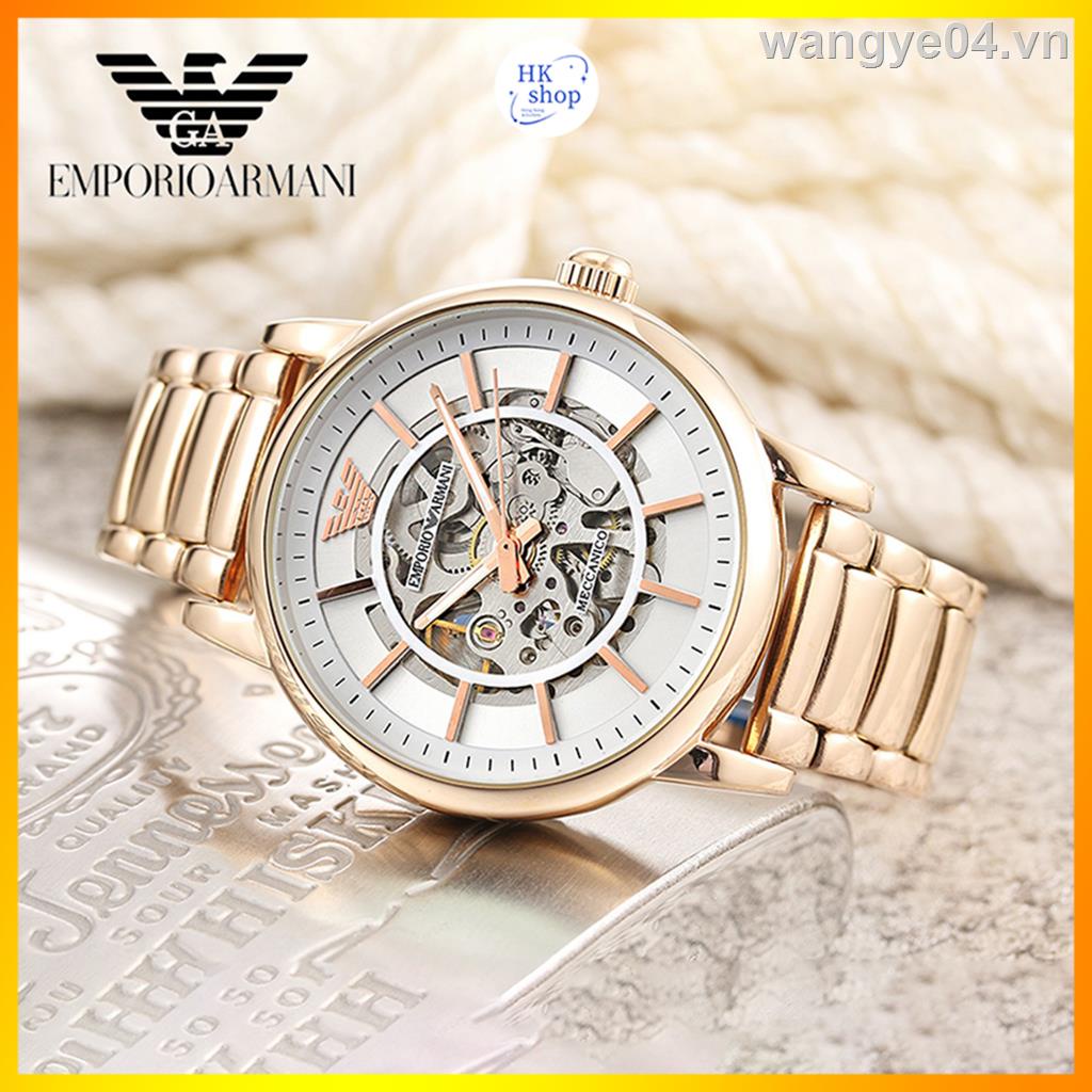 EMPORIO ARMANI Đồng Hồ Cơ armani Chính Hãng 100% Dành Cho Nam ar60045