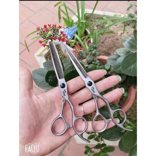 Kéo cắt tóc chuyên nghiệp 6.0, bộ kéo cắt tỉa Jaguar đức