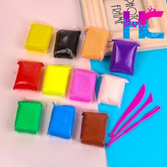 Đất sét tự khô Nhật 12/36 màu  an toàn nặn hình cao cấp - hang_chuan