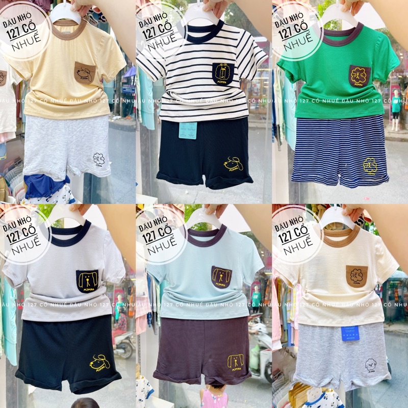 MOMPA Bộ cộc cotton mềm cho bé