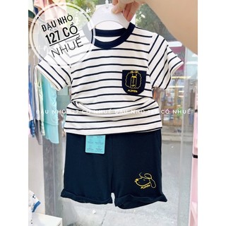 MOMPA Bộ cộc cotton mềm cho bé (áo lẻ,quần lẻ)