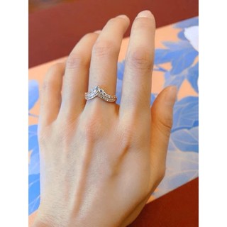 Nhẫn Queen sunlight bạc 925 đính viền đá cực sáng mã 112127