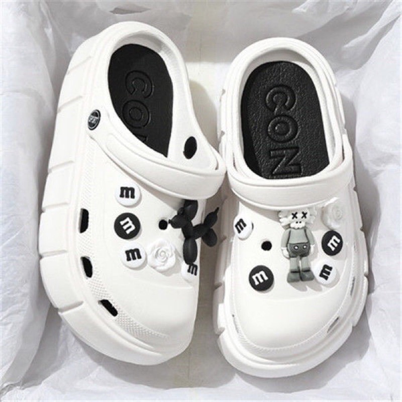 Dày nữ Dép Sục CR LẠC ĐÀ cao 6cm