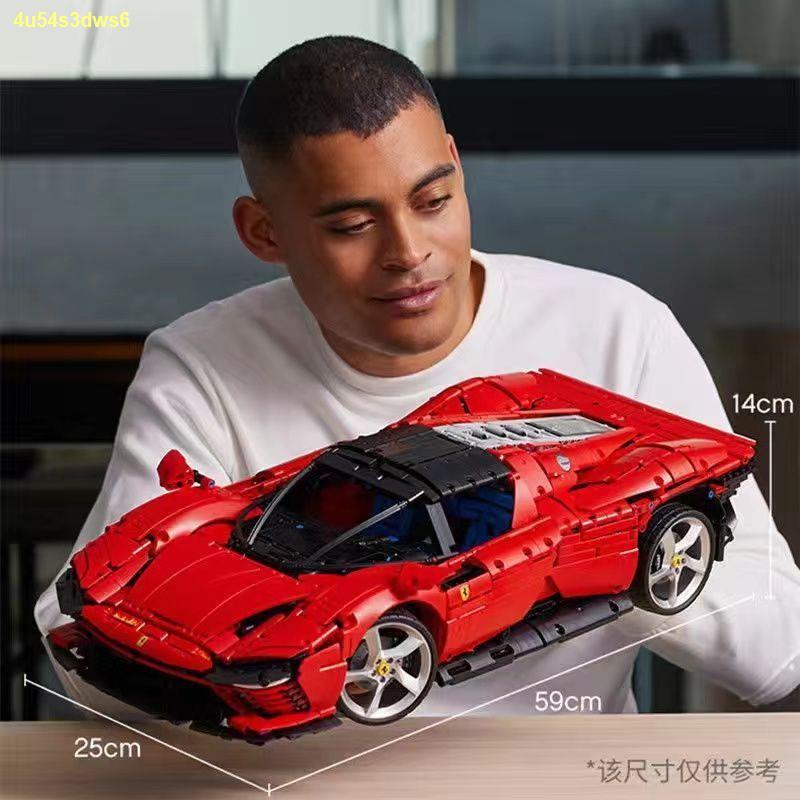 Lego Ferrari SP3 xếp hình xe đua Bugatti đồ chơi lắp ráp mô hình