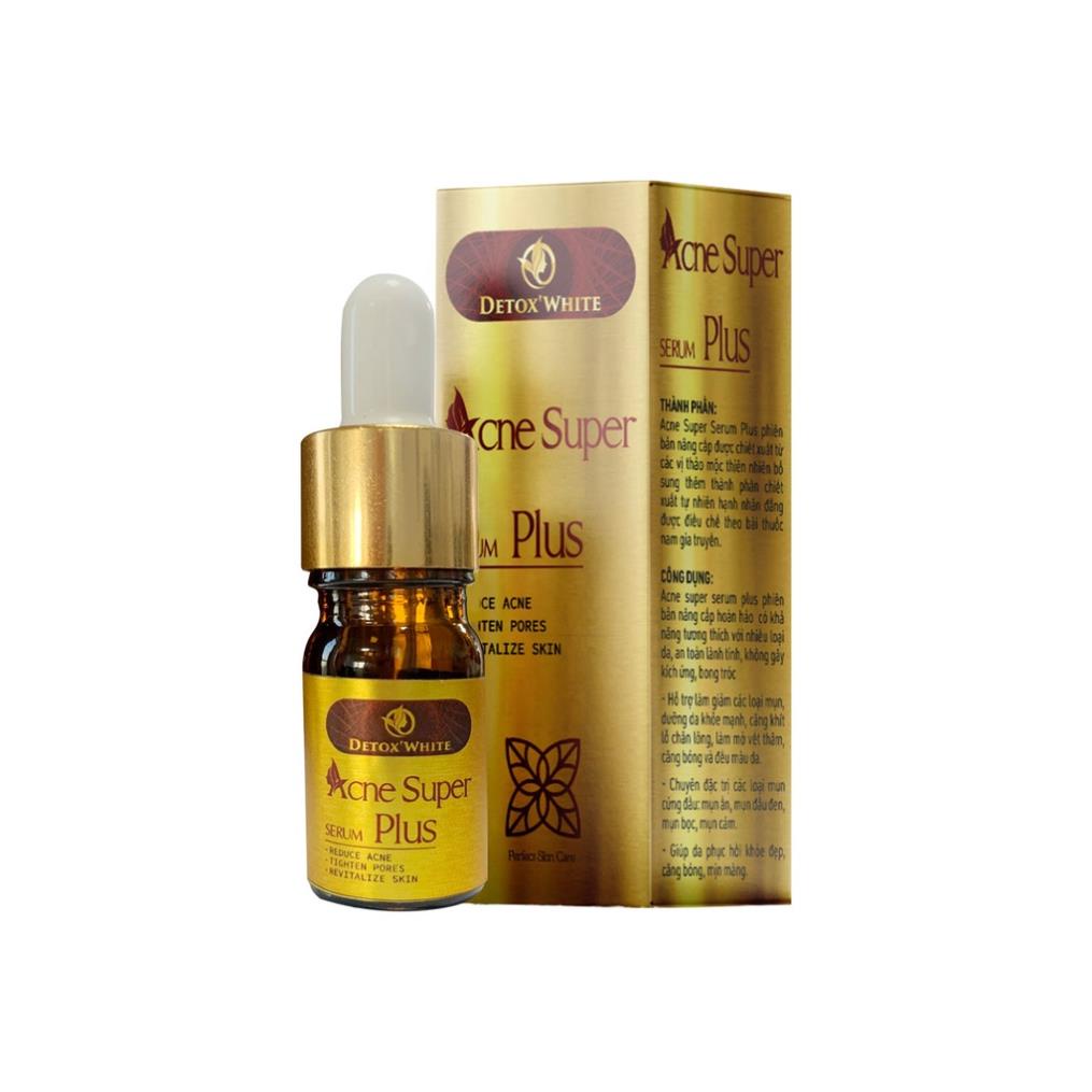 Serum Mụn Đông Y , Detox White Acne Super Serum Giảm mụn - Se khít lỗ chân lông - phục hồi da