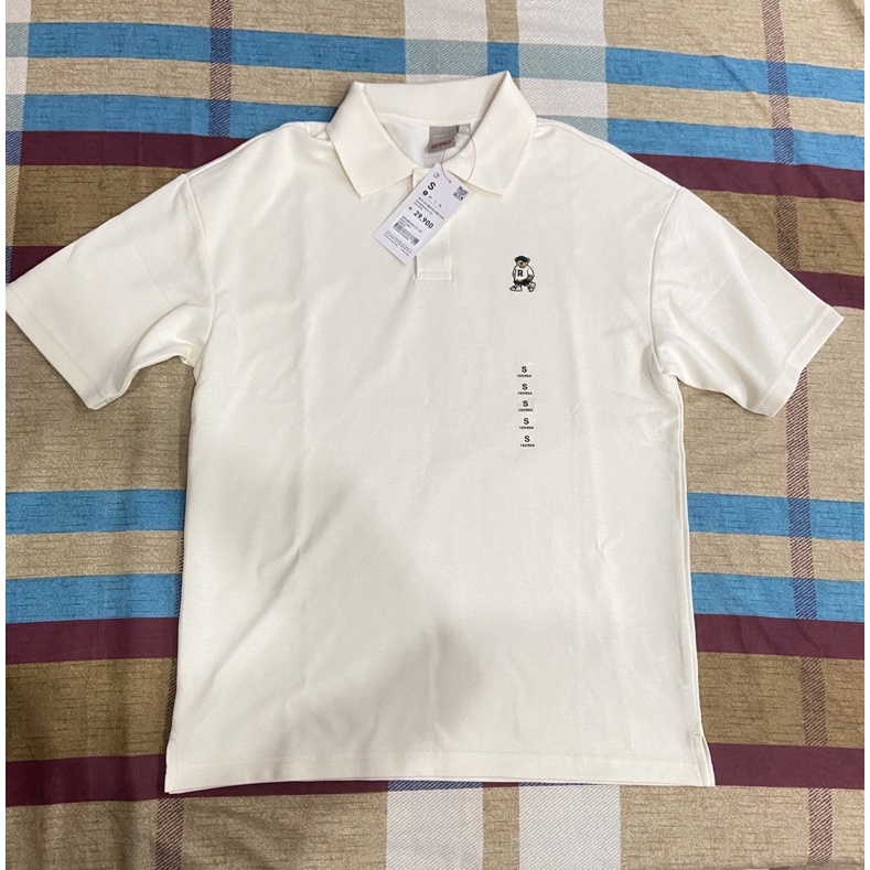 ÁO POLO SPAO CHÍNH HÃNG SALE MÀU CREAM