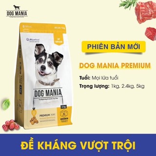 HẠT CHO CHÓ mọi độ tuổi DOG MANIA PREMIUM-5kg