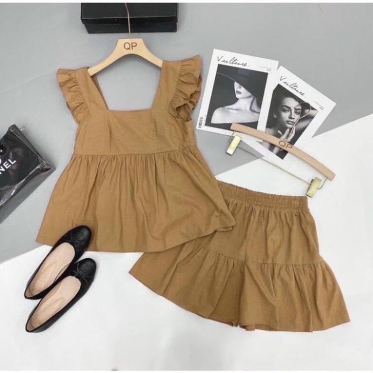 Bộ 2 dây tay cách điệu, chất vải mềm mịm, phù hợp đi chơi đi biển, thời trang hot hè AO5