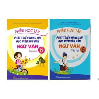 Sách - Combo Phiếu học tập Phát triển năng lực đọc hiểu văn bản Ngữ văn 6