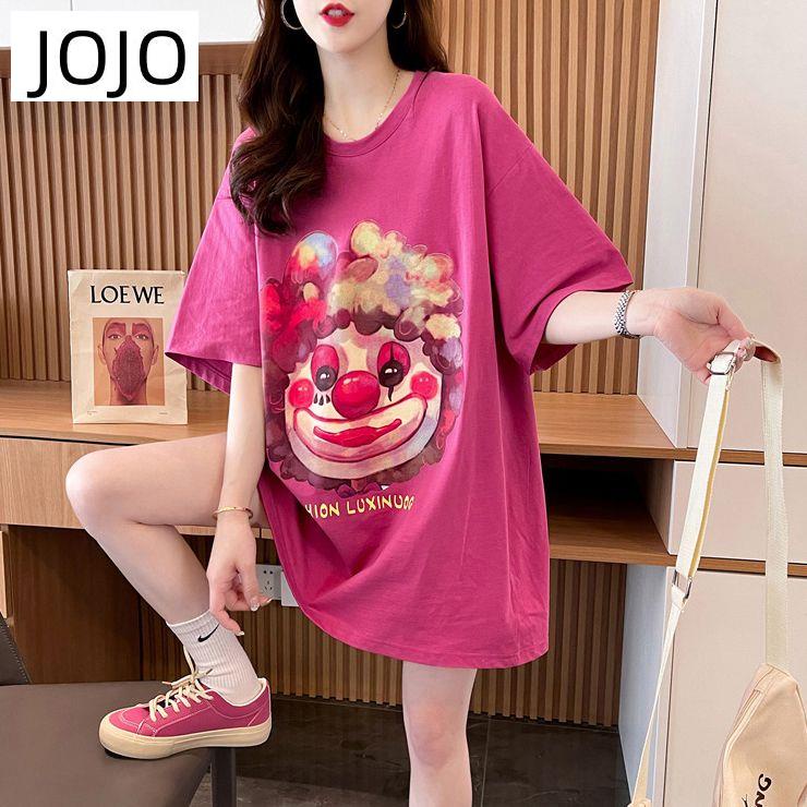 Áo Thun Tay Ngắn Dáng Rộng In Họa Tiết Graffiti Độc Đáo Cỡ Lớn Thời Trang Trẻ Trung