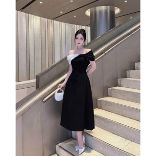 Đầm Trễ Vai Dự Tiệc Sang Chảnh