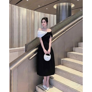 Đầm Trễ Vai Dự Tiệc Sang Chảnh