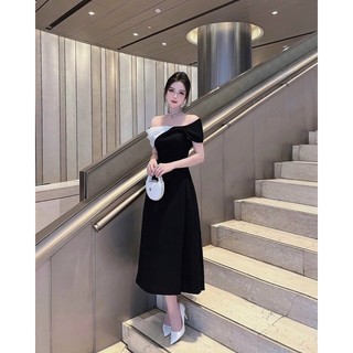 Đầm Trễ Vai Dự Tiệc Sang Chảnh