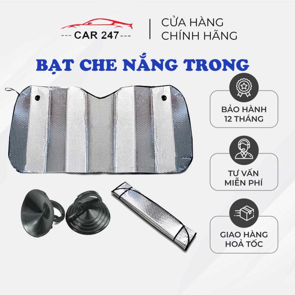 Tấm chắn nắng xe ô tô, che nắng kính lái chất liệu xốp phủ bạc phản quang hiệu quả giá hạt dẻ, kinh tế nhất