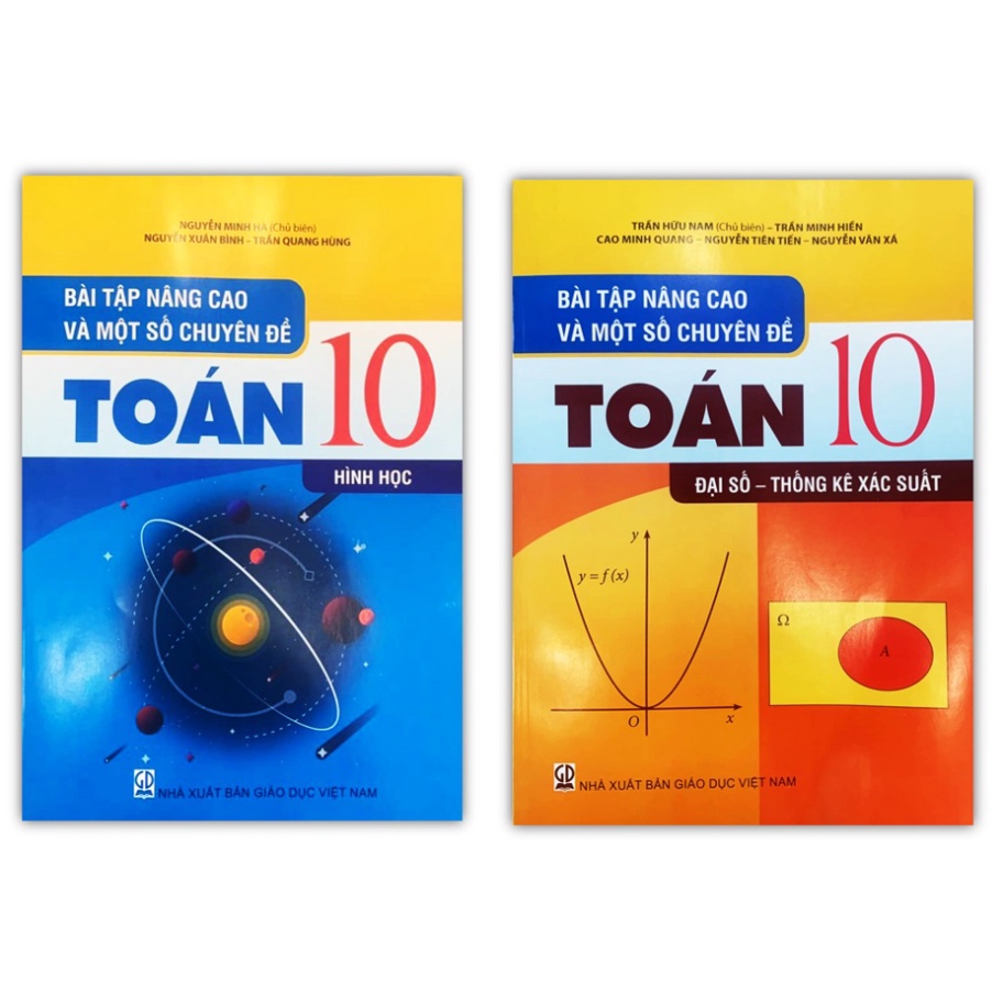 Sách - Combo Bài tập nâng cao và một số chuyên đề toán 10 ( Hình Học + Đại số - thông kê xắc suất )