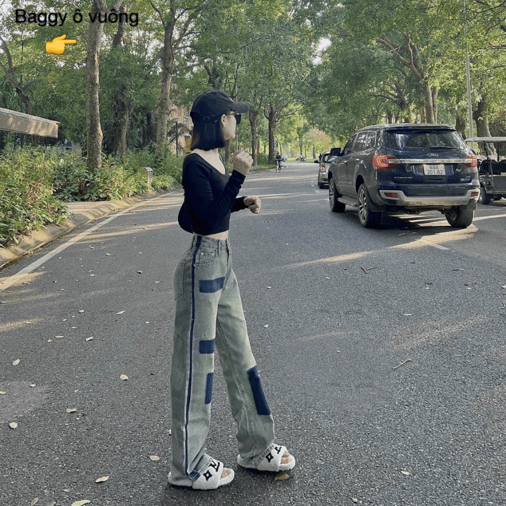 (HCM) QUẦN BAGGY SUÔNG Ô VUÔNG THỜI TRANG FORM RỘNG , QUẦN  TÔN DÁNG SANG CHẢNH , ĐI CHƠI - SIÊU HOT (TN) THỜI TRANG KME