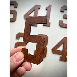 Bộ số chất liệu gỗ MDF 3mm trang trí