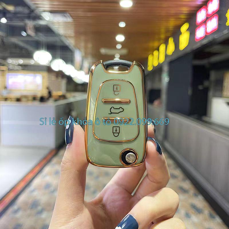 Vỏ Chìa Khóa 3 Nút Cho Xe KIA Morning Picanto Rio Carens Huyndai accent 2011