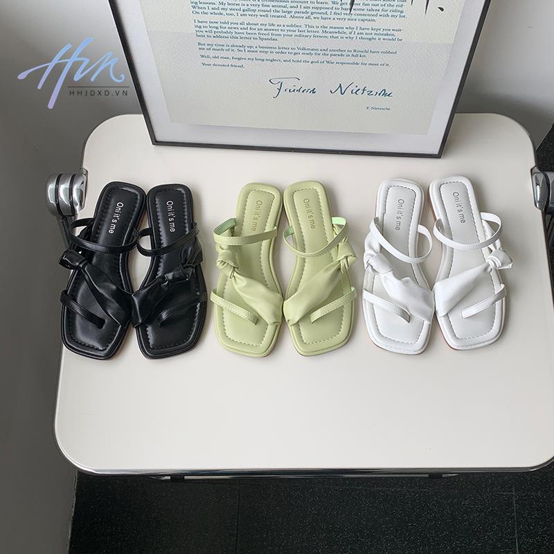 Sandal Cao Gót Hở Ngón Thiết Kế Mới Thời Trang Mùa Hè Theo Phong Cách Pháp Cho Nữ