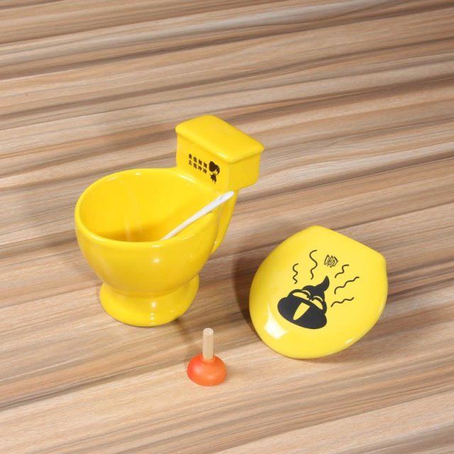 Cốc Uống Cà Phê Bằng Gốm Họa Tiết Vui Nhộn Sáng Tạo