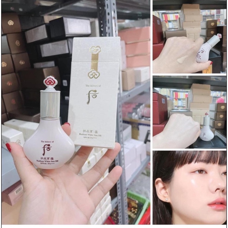 Kem Nền Whitening Sun BB (SPF 45/PA+++)
