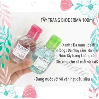 NƯỚC TẨY TRANG BIO NHỏ