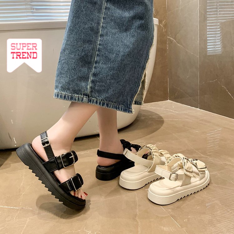 Dép Sandal Đế Bằng Thời Trang