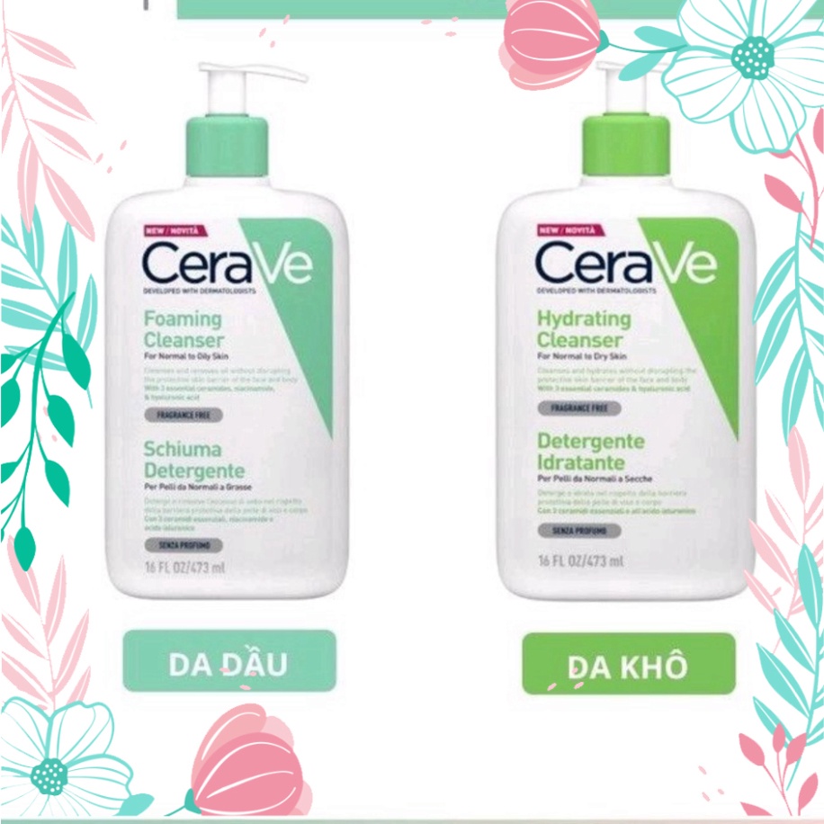 Sữa rửa mặt Ce.ra.ve 236ml