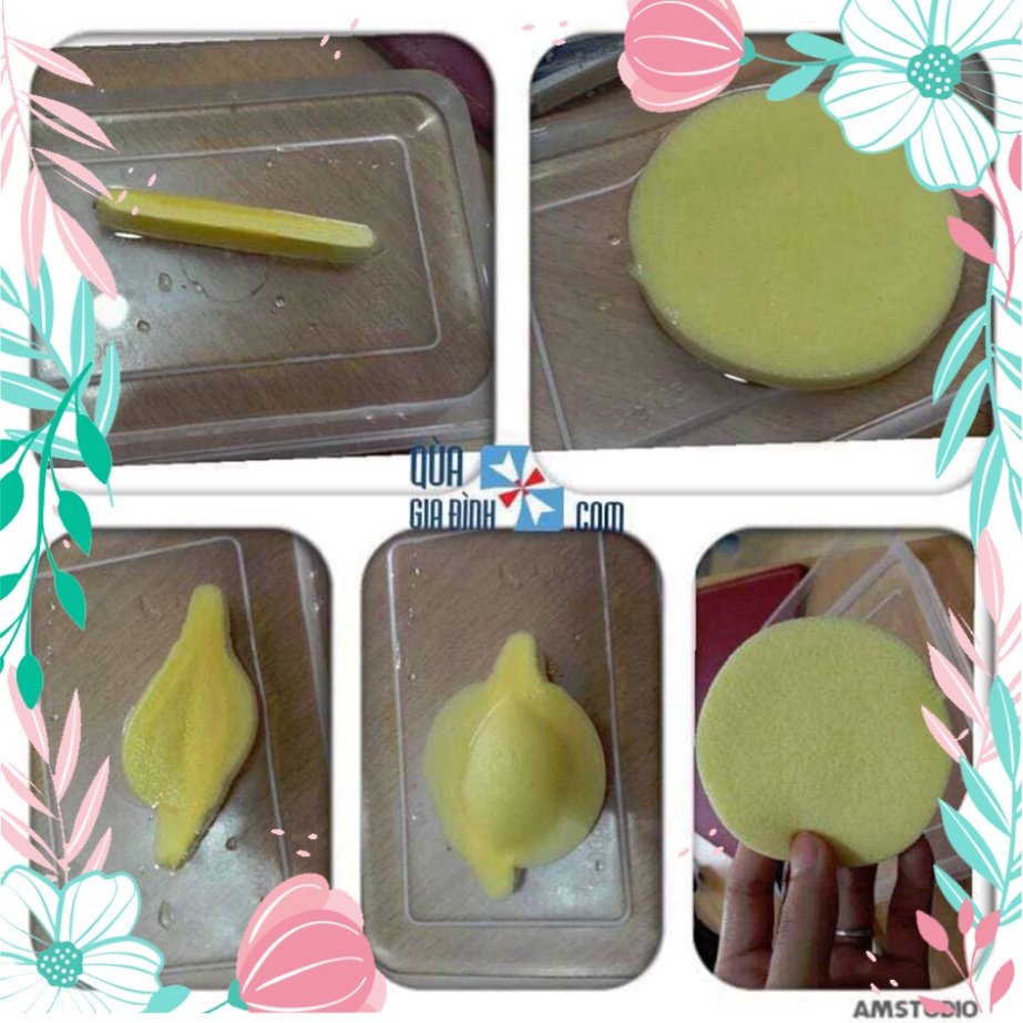 Bọt biển rửa mặt Chivey Nhật 12 miếng