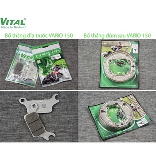 Bố thắng đĩa trước sau vario 150cc vital made in thailand
