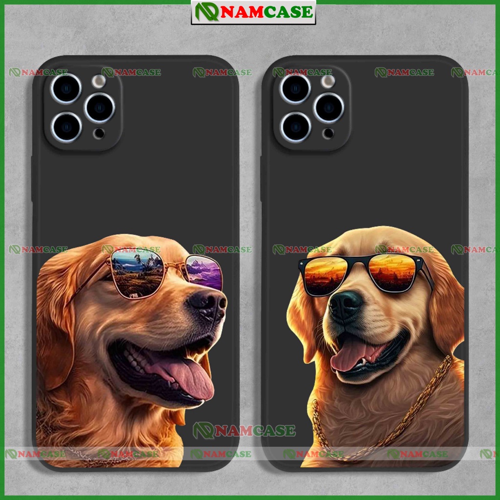 Ốp lưng iphone cặp đôi hoạt hình độc lạ chó ngộ nghĩnh dễ thương đẹp cho ip 6/6s/7/8/X/XS/11/12/13/14 Pro Plus Max