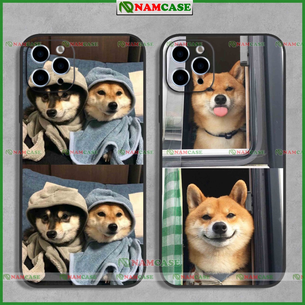 Ốp lưng iphone cặp đôi hoạt hình độc lạ chó ngộ nghĩnh dễ thương đẹp cho ip 6/6s/7/8/X/XS/11/12/13/14 Pro Plus Max