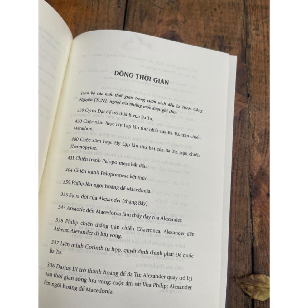 Sách – (Bìa cứng) Alexander Đại Đế - Huyền thoại xứ Macedonia – Philip Freeman – Nguyễn Vi Thiên Ái dịch - Bách Việt