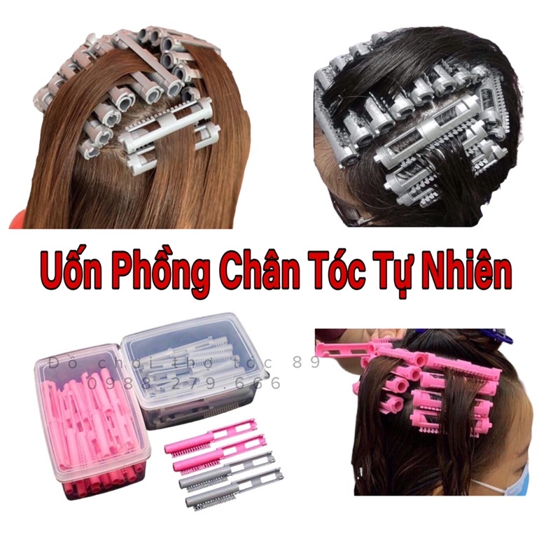 ❌GIÁ BUÔN❌ Lô uốn phồng chân tóc tự nhiên Hàn Quốc  màu ngẫu nhiên