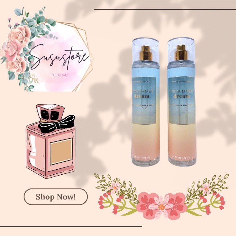 Xịt Thơm Toàn Thân Body Mist BBW - MIDSUMMER DREAM