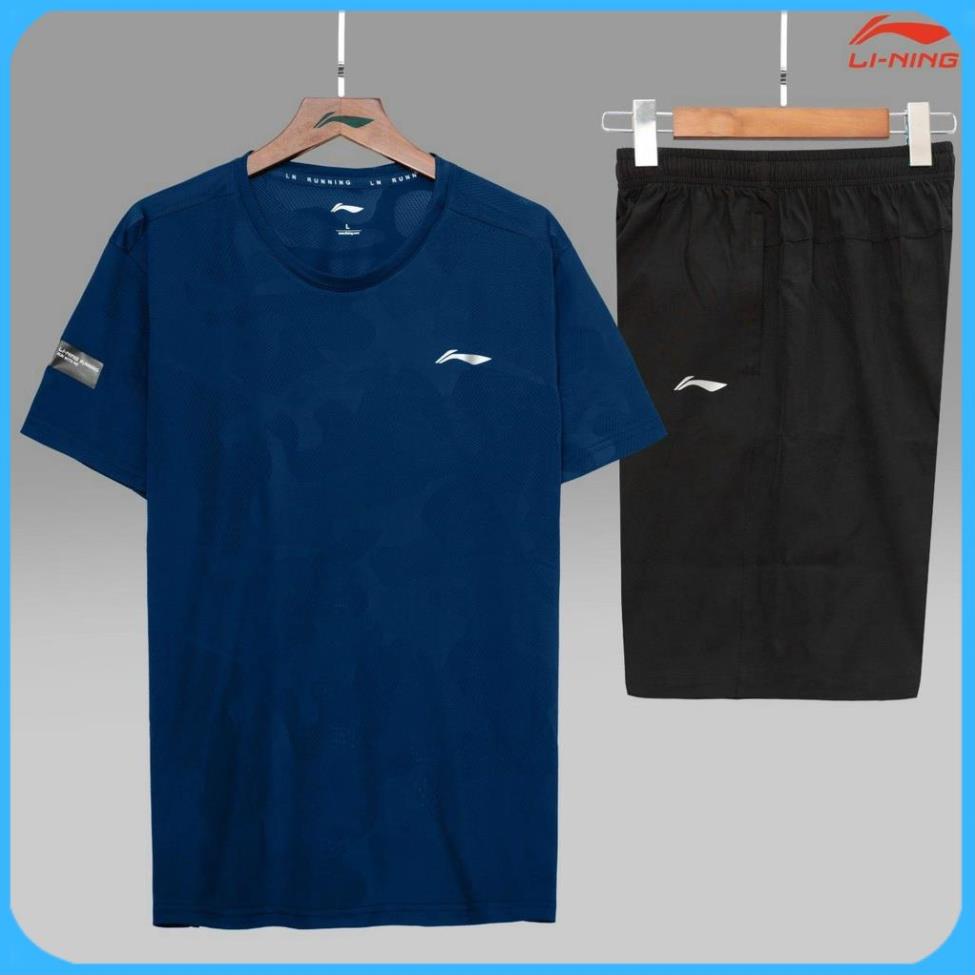 Bộ quần áo thể thao nam Lining thời trang mùa hè mát mẻ,bộ nam lining mùa hè cao cấp mẫu mới nhất năm nay | BigBuy360 - bigbuy360.vn