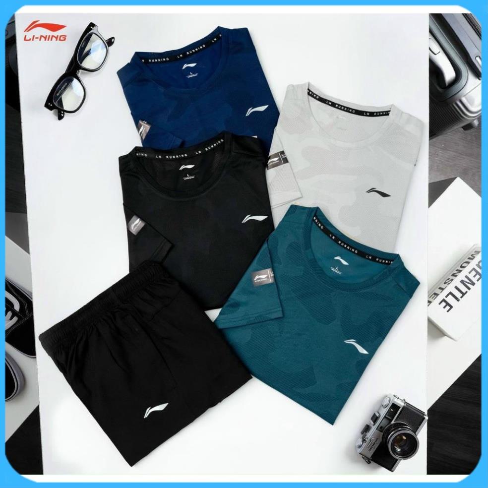 Bộ quần áo thể thao nam Lining thời trang mùa hè mát mẻ,bộ nam lining mùa hè cao cấp mẫu mới nhất năm nay | BigBuy360 - bigbuy360.vn