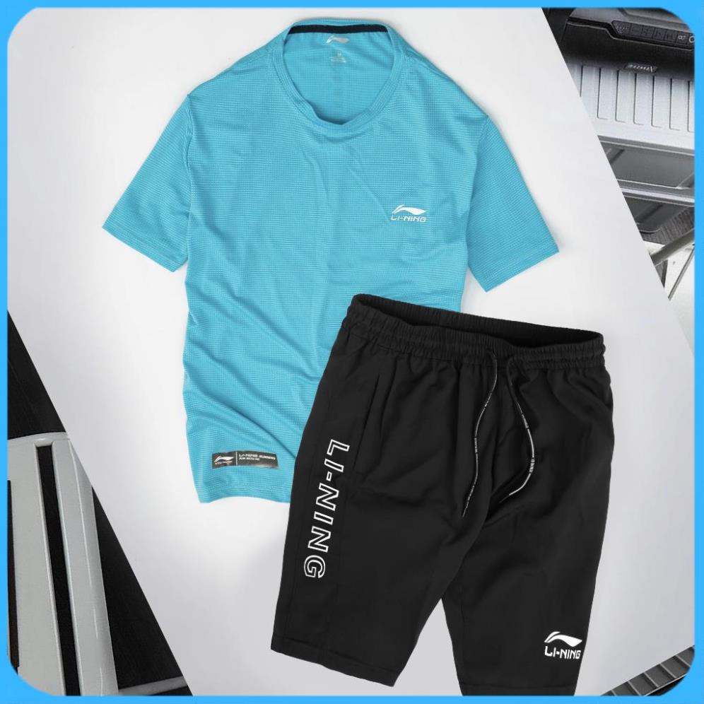 Bộ thể thao nam, đồ bộ thể thao nam lining bộ nam tập mẫu mới nhất hè năm nay | BigBuy360 - bigbuy360.vn