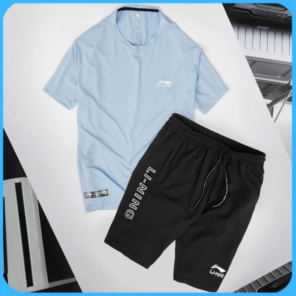 Bộ thể thao nam, đồ bộ thể thao nam lining bộ nam tập mẫu mới nhất hè năm nay | BigBuy360 - bigbuy360.vn