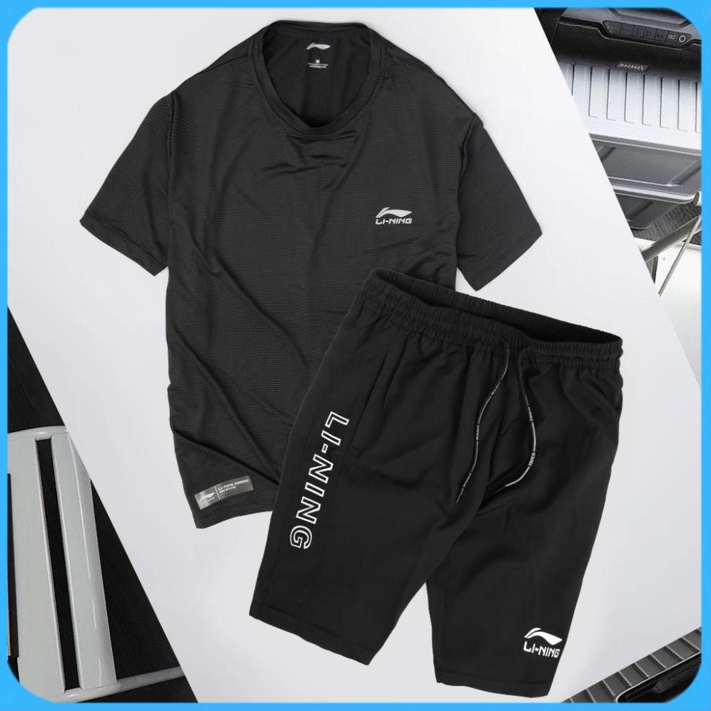 Bộ thể thao nam, đồ bộ thể thao nam lining bộ nam tập mẫu mới nhất hè năm nay | BigBuy360 - bigbuy360.vn