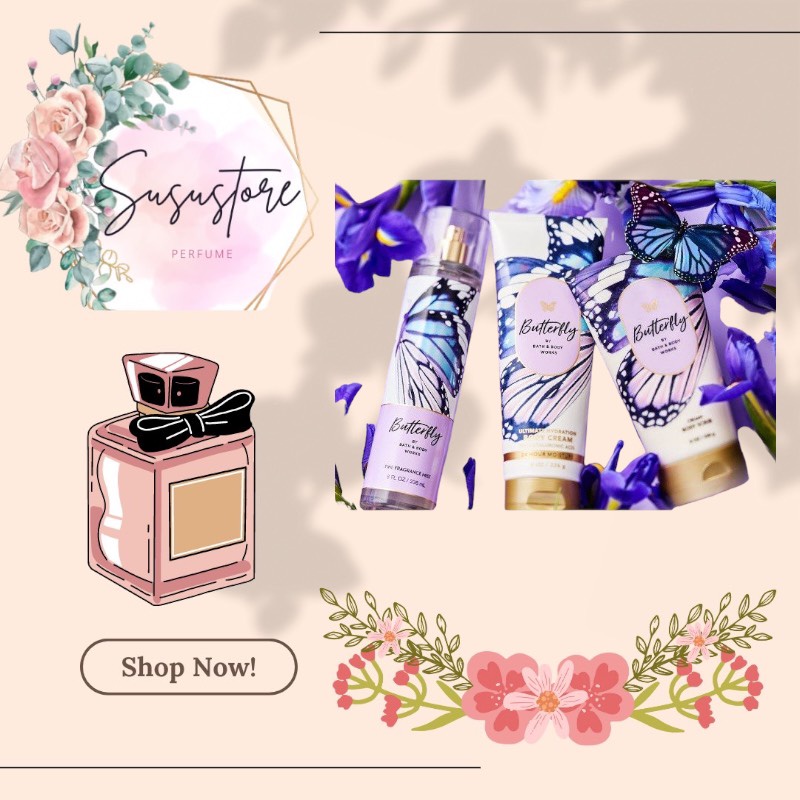 Xịt Thơm Toàn Thân Body Mist BBW - BUTTERFLY