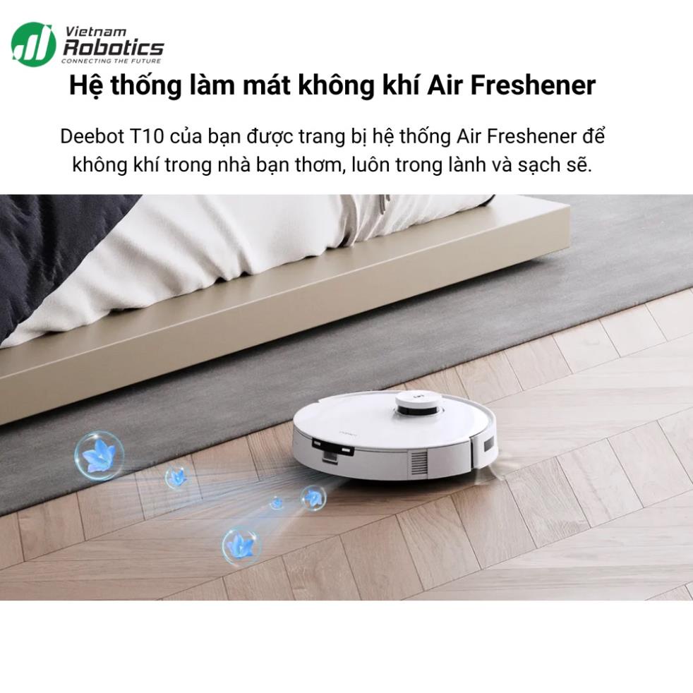 [Hỏa Tốc] Robot Hút Bụi Lau Nhà Ecovacs Deebot T10 Plus - Bản Quốc Tế - BH 24 Tháng - Trợ Lý Ảo Yiko - Tự Động Xả Rác | BigBuy360 - bigbuy360.vn