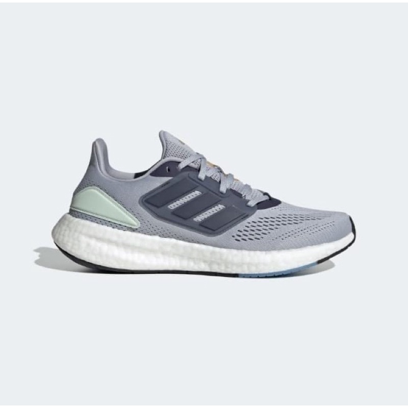 Giày adidas running pureboost xám xanh GX887