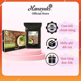 Mặt nạ detox skin mask, bột detox thanh lọc thải độc dưỡng da hanayuki chính hãng 150g
